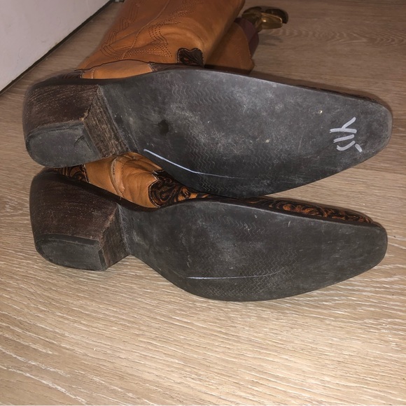 Coldwater creek ladies cowgirl western rodeo boots size 10 - Picture 5 of 8